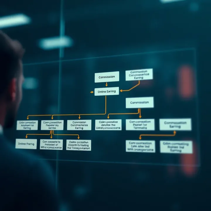 Diagram showing flow of commission earnings for Nigerian agents in online gaming