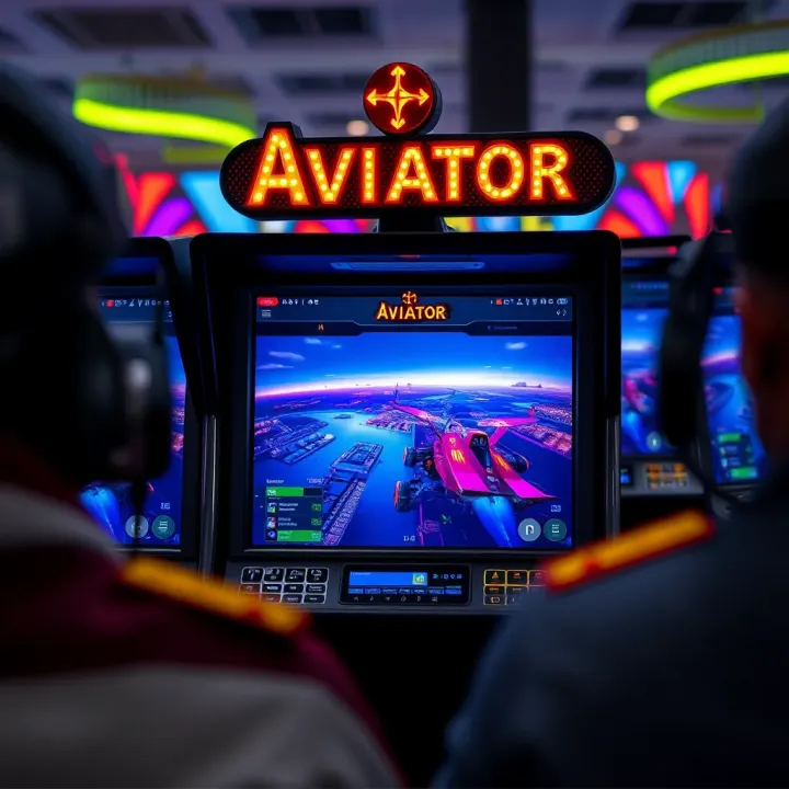 Detailed view of an aviator-themed online gaming interface with vibrant graphics