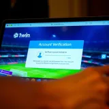 Verification confirmation screen displaying successful account activation on betting website