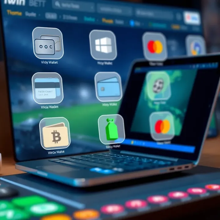 Secure digital payment methods available on a betting platform with icons representing various wallets and cards