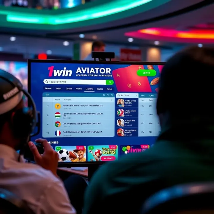 User interface of 1win Aviator platform showcasing navigation features tailored for Nigerian online gaming