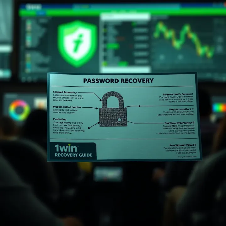 Visual guide illustrating password recovery and account protection measures for online betting users