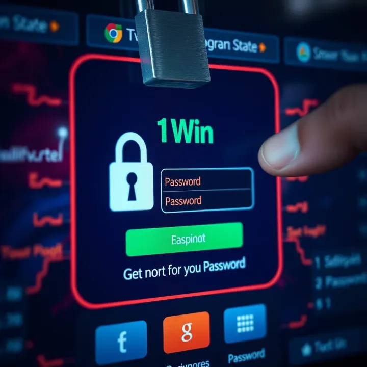 Secure login interface showcasing password entry on an online betting platform