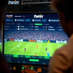 1win platform interface showcasing live sports scores and betting options