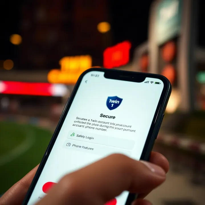 Secure login confirmation highlighting safety features during account creation on a smartphone