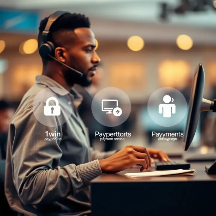 Graphic illustrating secure payment methods and customer support for betting platforms in Nigeria