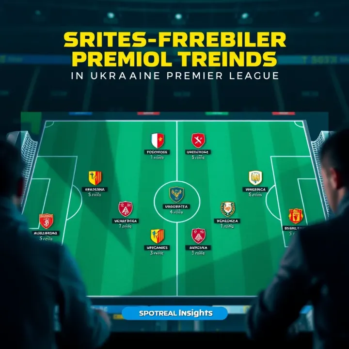 Tactical board showing strategy and player positions for Ukraine Premier League clubs